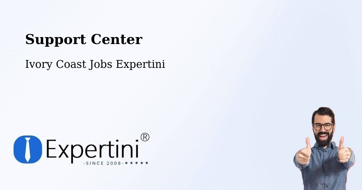 Support Services – Bocanda - Ivory Coast Jobs Expertini